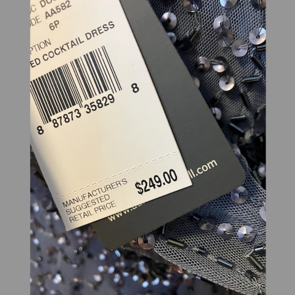 ADRIANNA PAPELL Prom Formal Wedding Guest Mother of Bride Groom Elegant Dress - Picture 3 of 3